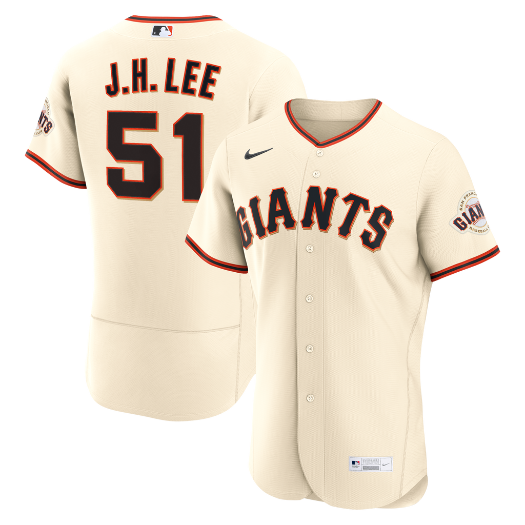 San Francisco Giants Jung Hoo Lee Nike Cream Home Authentic Jersey