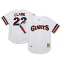 San Francisco Giants Will Clark Mitchell & Ness White Cooperstown Collection 1989 Authentic Jersey