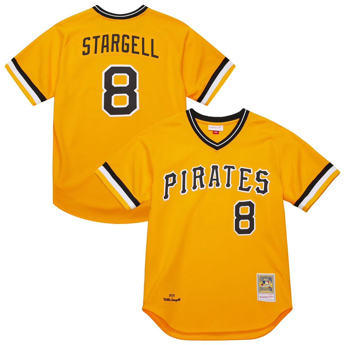 Pittsburgh Pirates Willie Stargell Mitchell & Ness White Cooperstown Collection 1979 Authentic Jersey