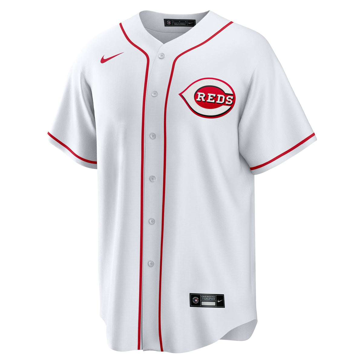 Cincinnati Reds Spencer Steer Nike White Home Replica Jersey