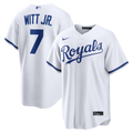 Kansas City Royals Bobby Witt Jr. Nike White Home Replica Jersey