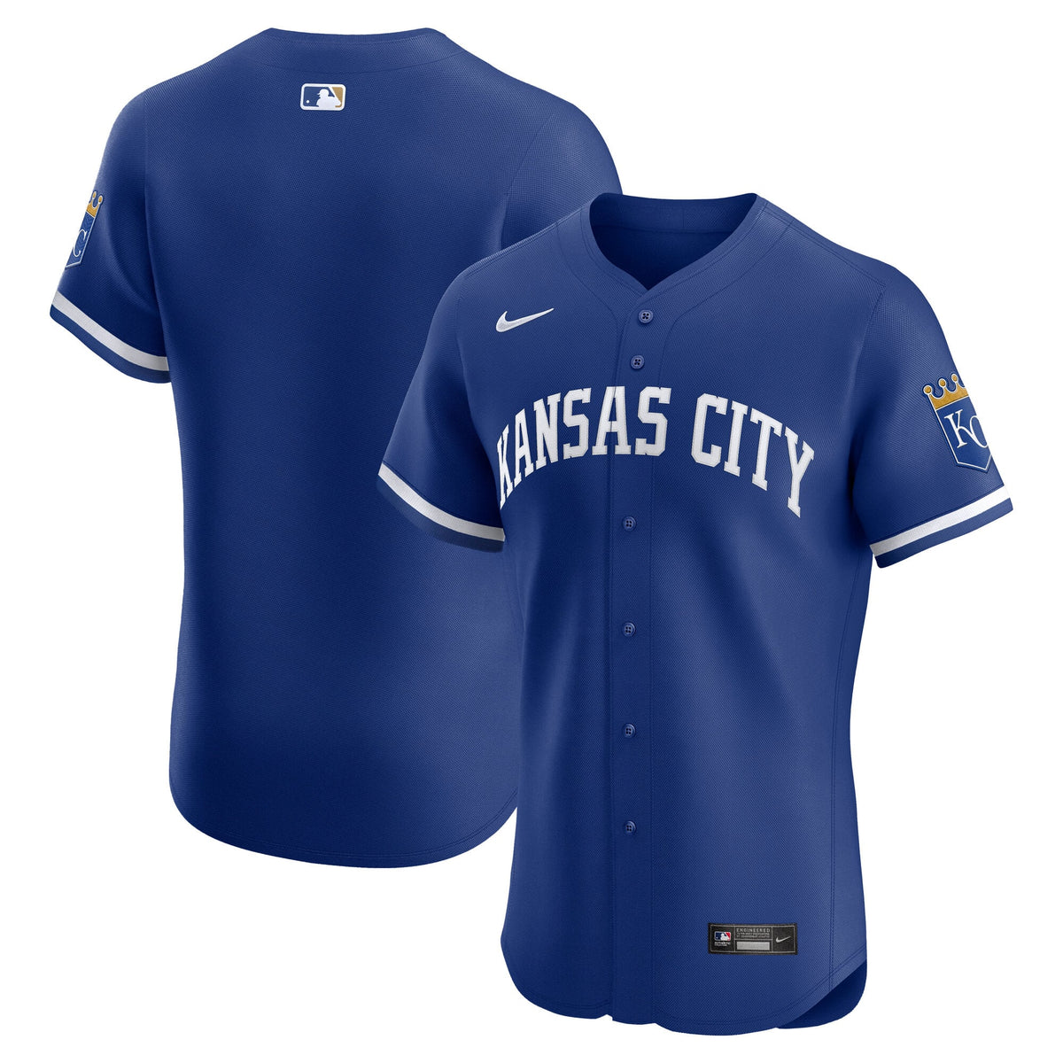 Kansas City Royals Nike Light Blue Alternate Elite Jersey
