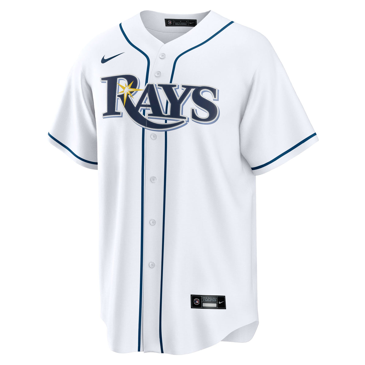 Tampa Bay Rays Junior Caminero Nike White Home Replica Jersey
