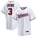 Washington Nationals Dylan Crews Nike White Home Replica Jersey