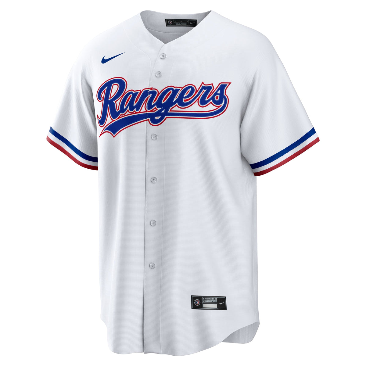 Texas Rangers Jake Burger Nike White Home Replica Jersey