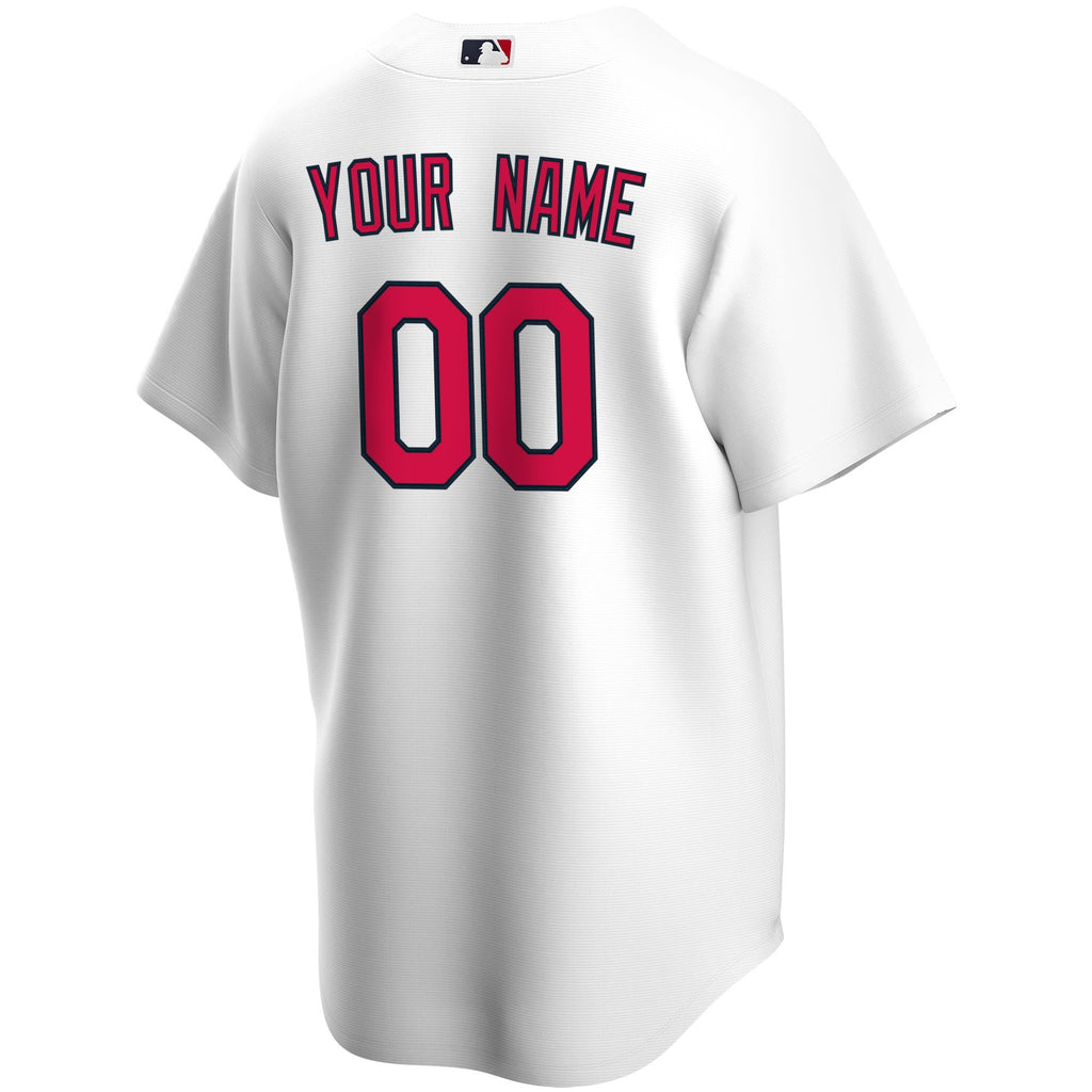 St. Louis Cardinals Nike White Home Replica Custom Jersey