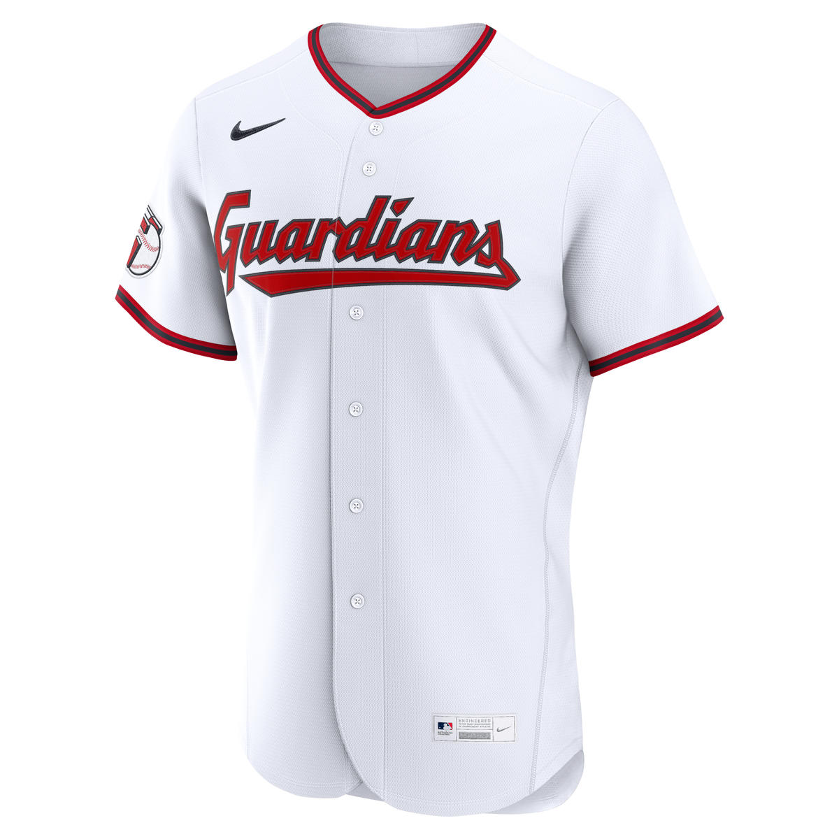 Cleveland Guardians Nike White Home Authentic Custom Jersey