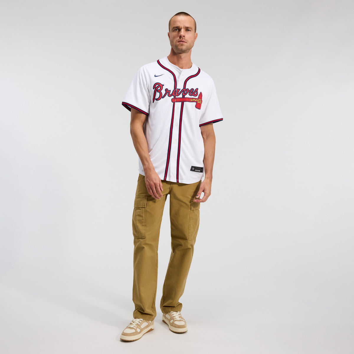 Atlanta Braves Nike White Home Limited Jersey