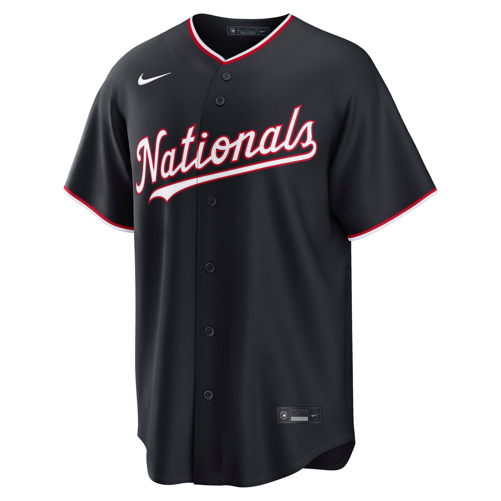 Washington Nationals James Wood Nike Gray Road Replica Jersey