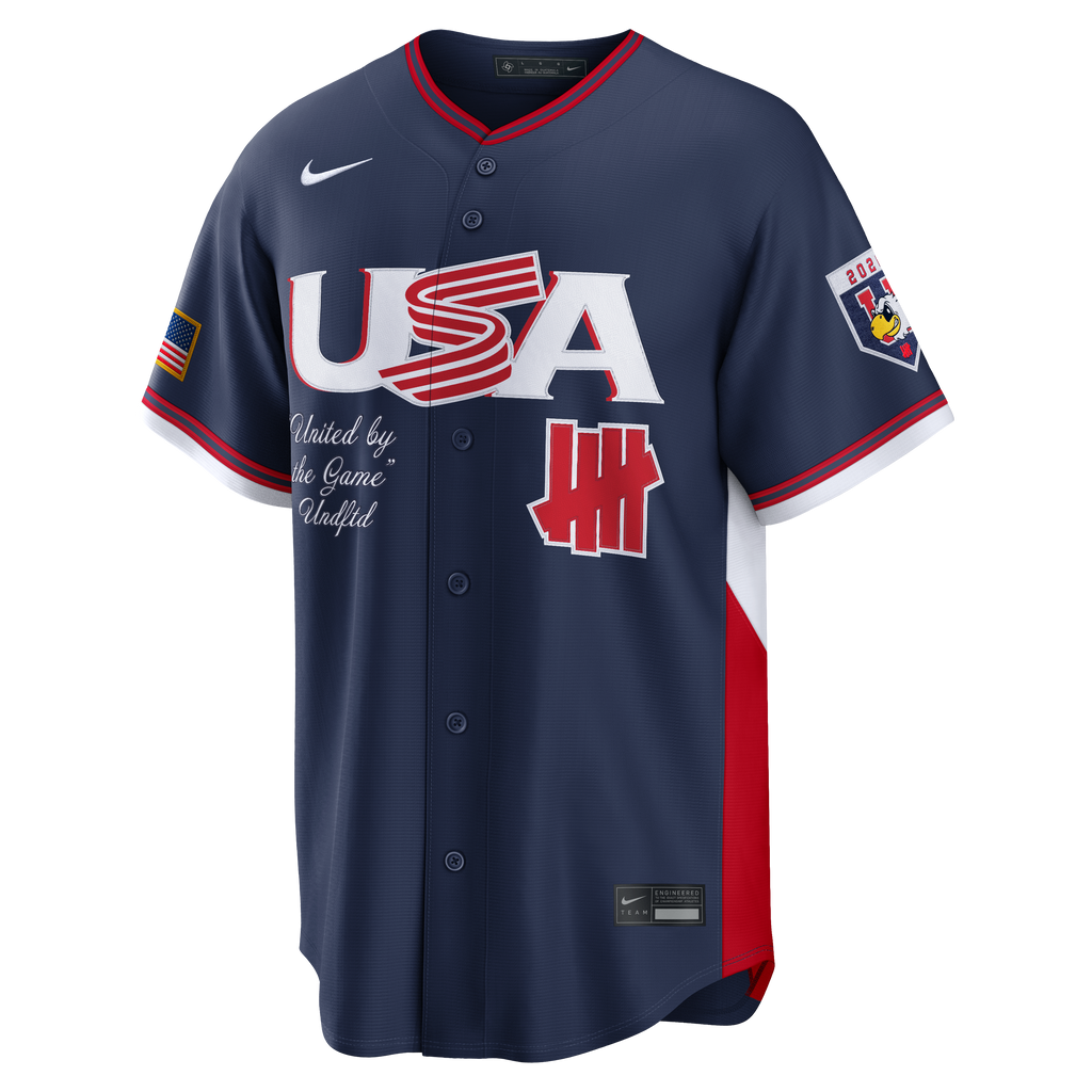 USA Baseball Nike x Undefeated Navy 2026 World Baseball Classic Stadium Jersey