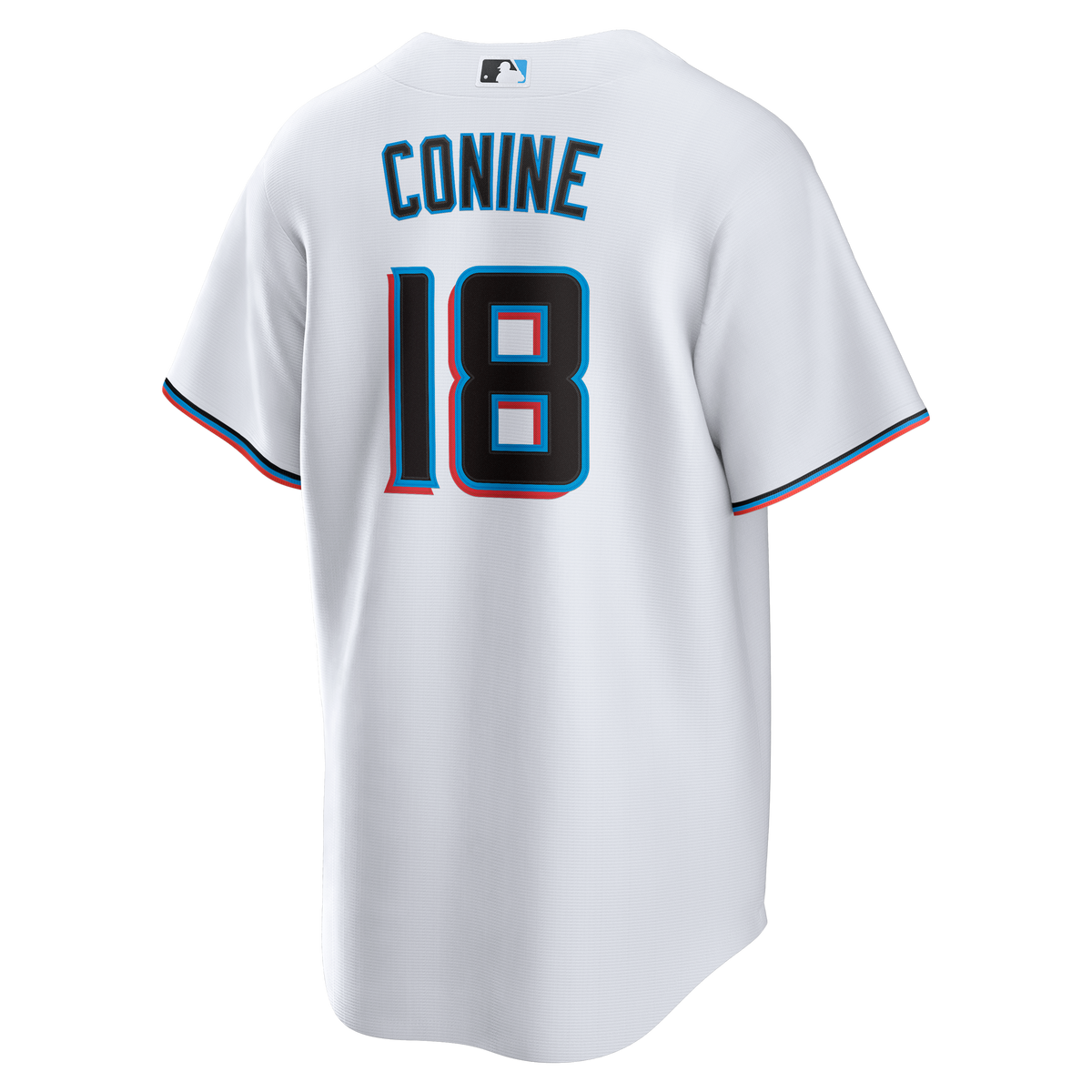 Miami Marlins Griffin Conine Nike White Home Replica Jersey