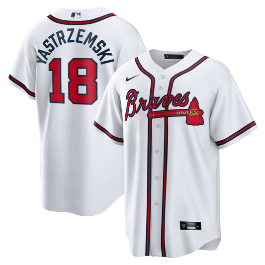 Atlanta Braves Mike Yastrzemski Nike White Replica Jersey