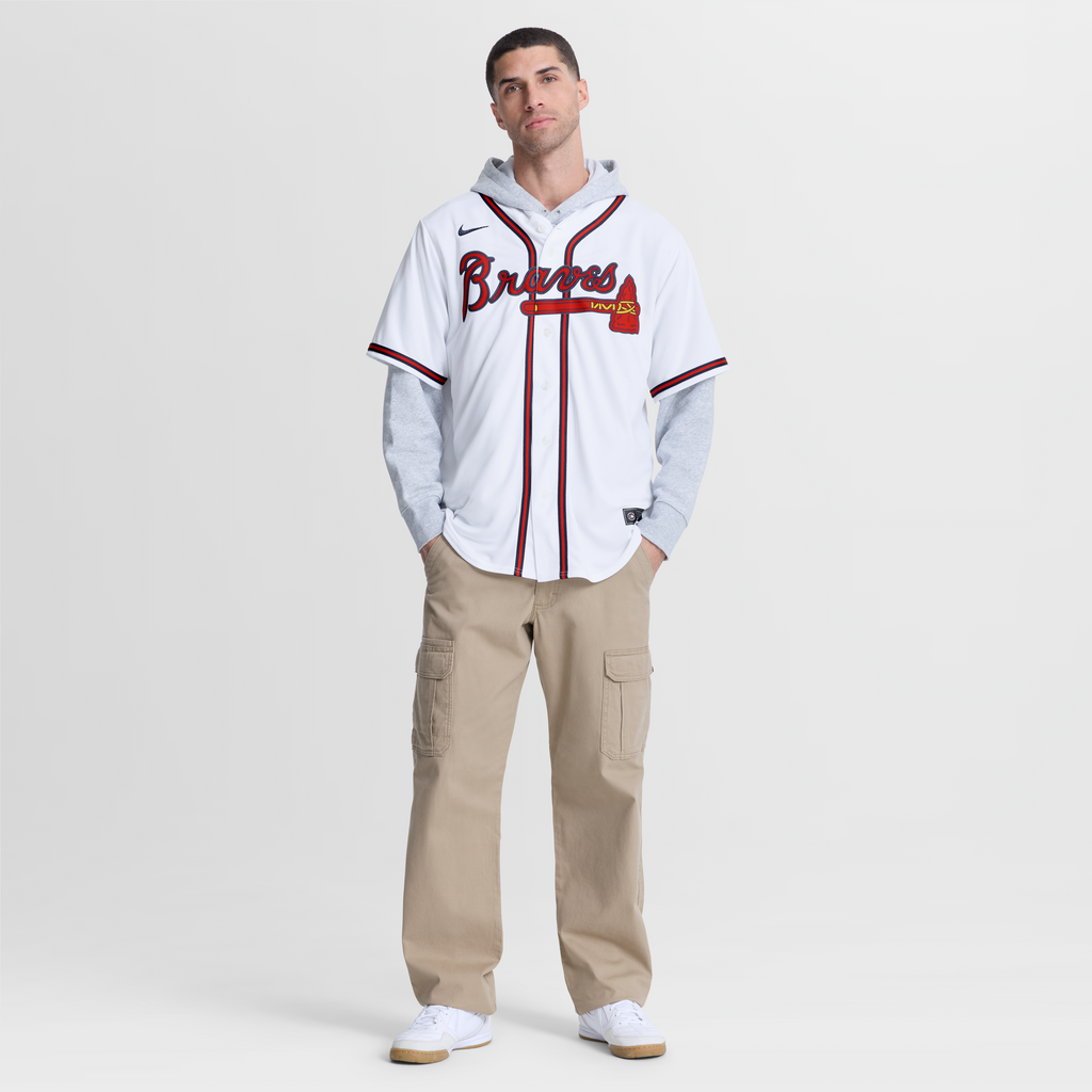 Atlanta Braves Austin Riley Nike White Home Replica Jersey