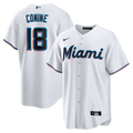 Miami Marlins Griffin Conine Nike White Home Replica Jersey