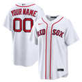 Boston Red Sox Nike White Home Replica Custom Jersey