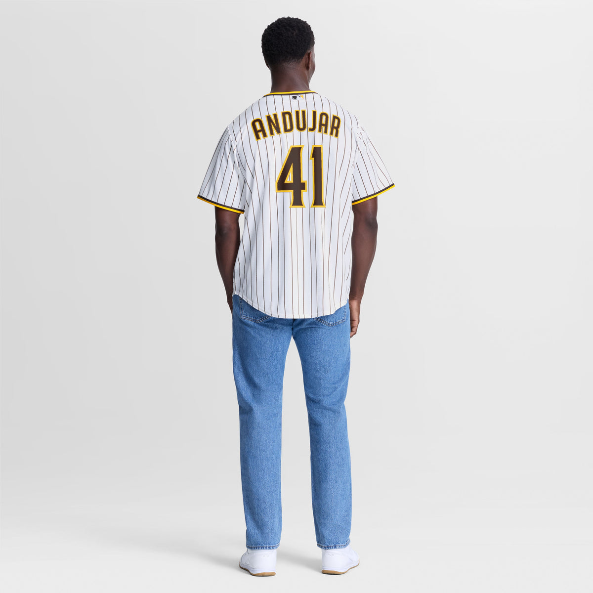 San Diego Padres Miguel Andujar Nike White Home Replica Jersey