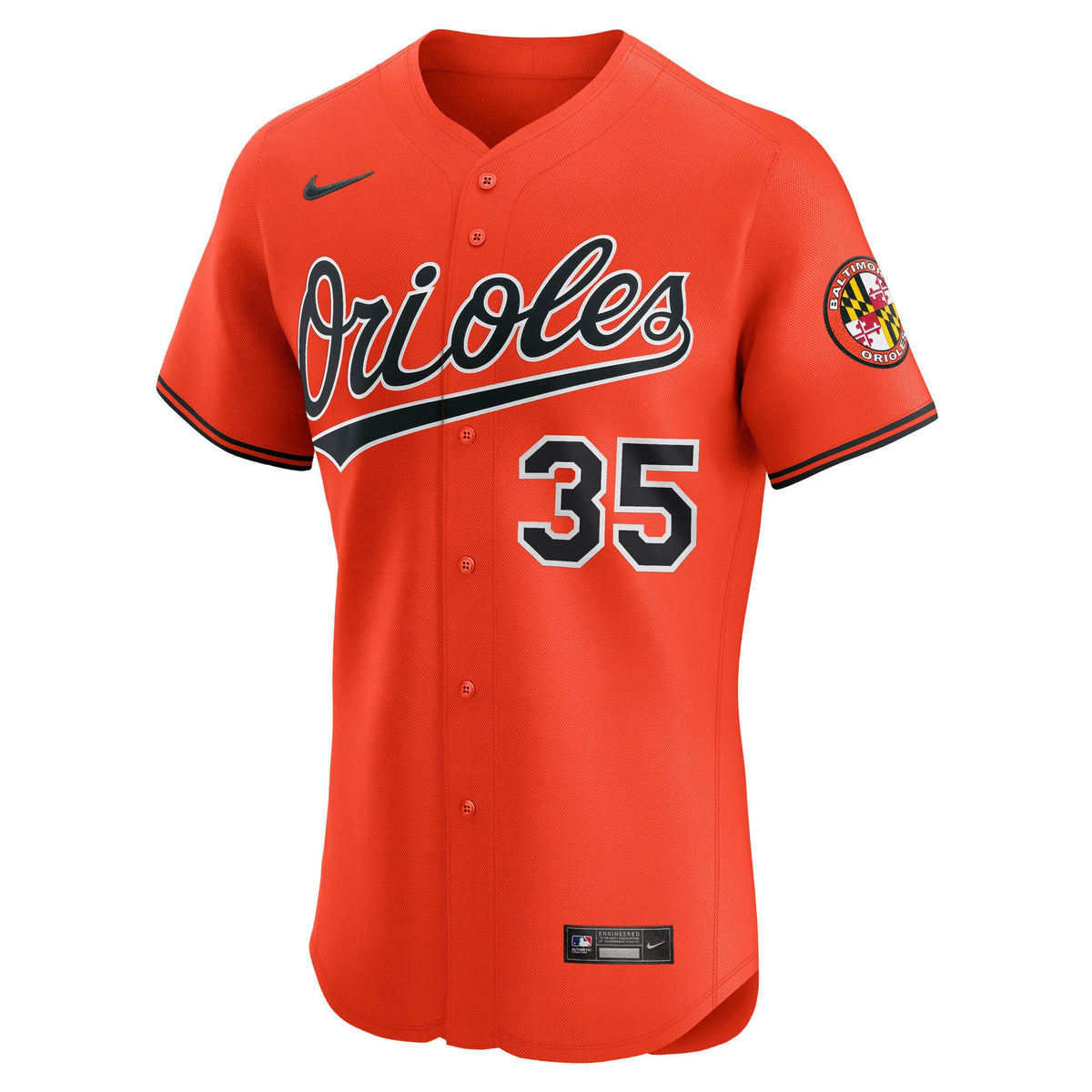 Baltimore Orioles Adley Rutschman Nike Orange Alternate 2 Elite Jersey
