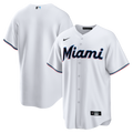 Miami Marlins Nike White Home Big & Tall Replica Jersey
