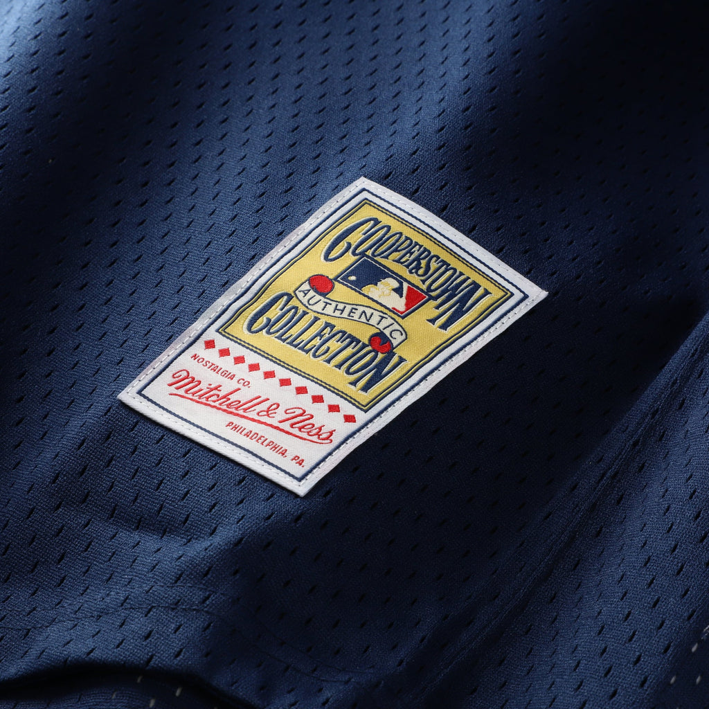 New York Yankees Mariano Rivera Mitchell & Ness Navy Cooperstown Collection Big & Tall Mesh Batting Practice Jersey