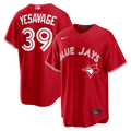Toronto Blue Jays Trey Yesavage Nike Red Canada Day Replica Jersey