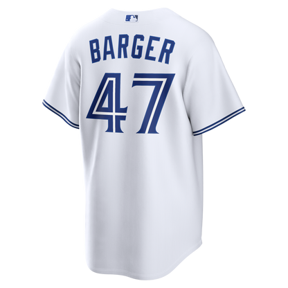 Toronto Blue Jays Addison Barger Nike White Home Replica Jersey