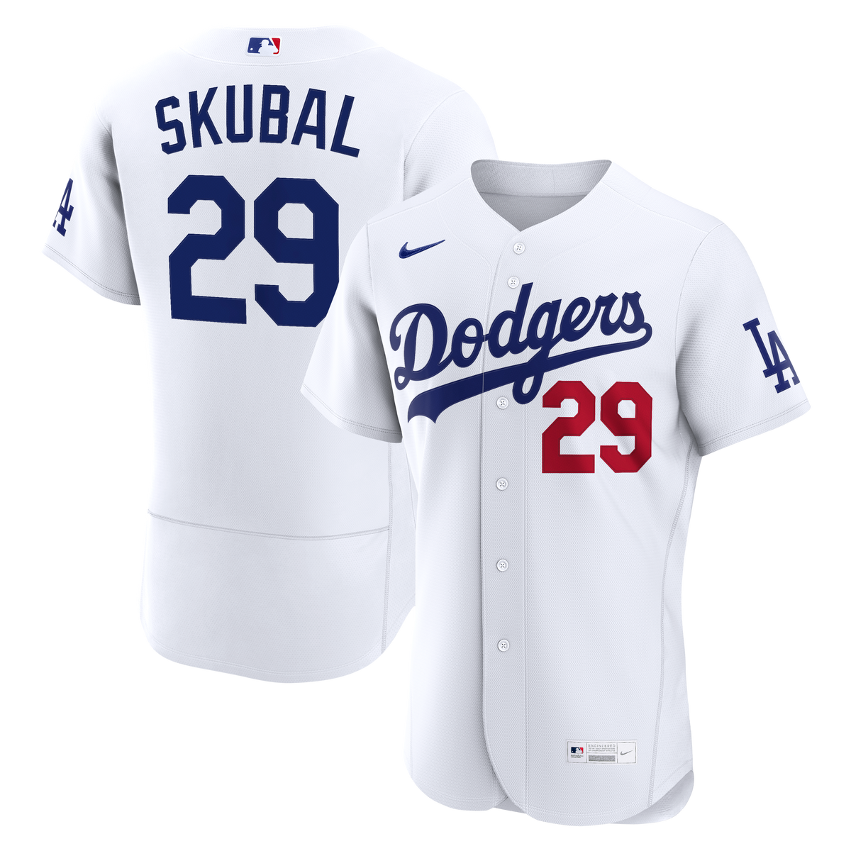 Los Angeles Dodgers Tarik Skubal Nike White Home Authentic Jersey