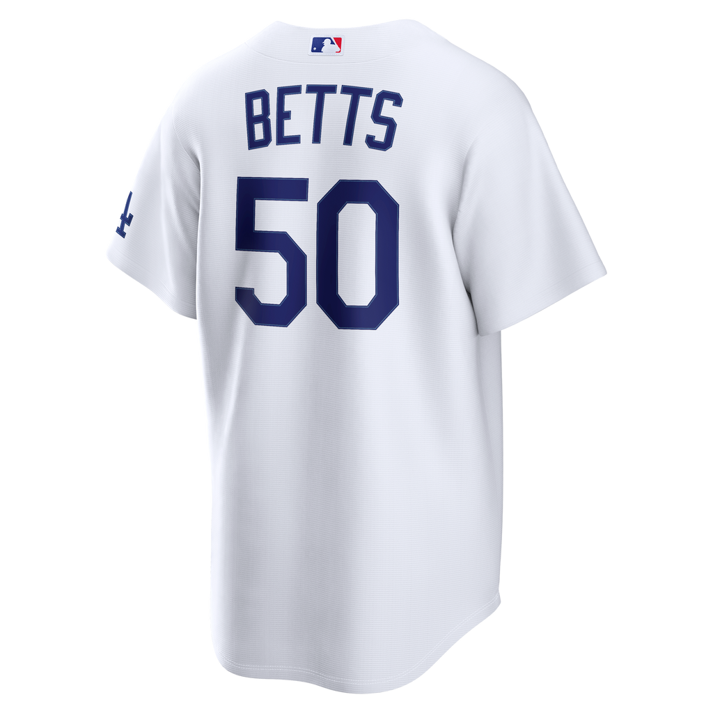 Los Angeles Dodgers Mookie Betts Nike Gray Stadium Jersey