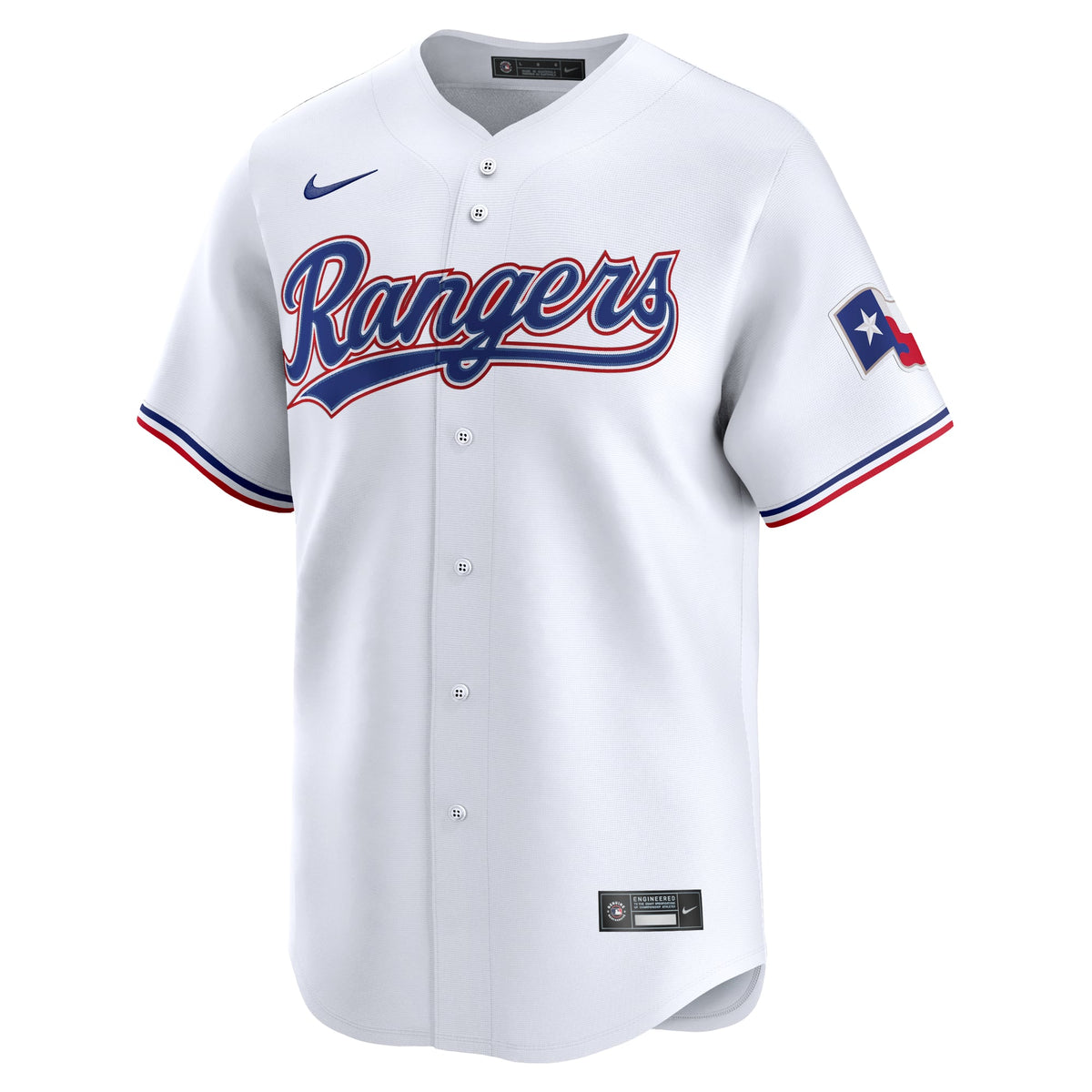 Texas Rangers Leody Taveras Nike White Home Limited Player Jersey
