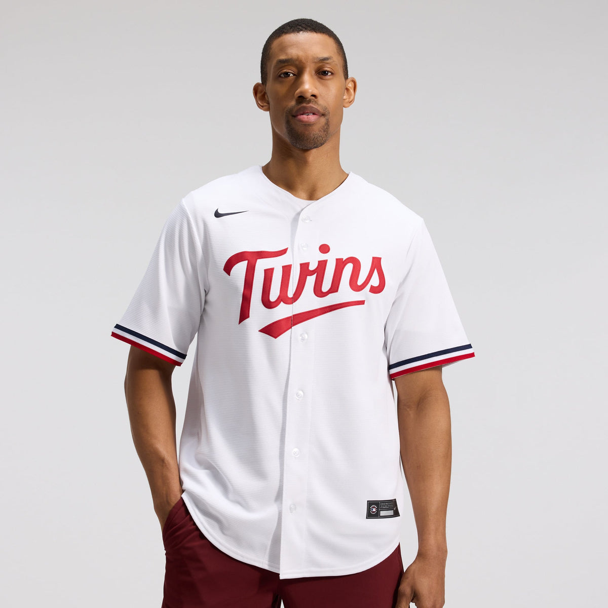 Minnesota Twins Nike Gray Road Replica Team Jersey