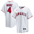 Los Angeles Angels Christian Moore Nike White Home Replica Jersey