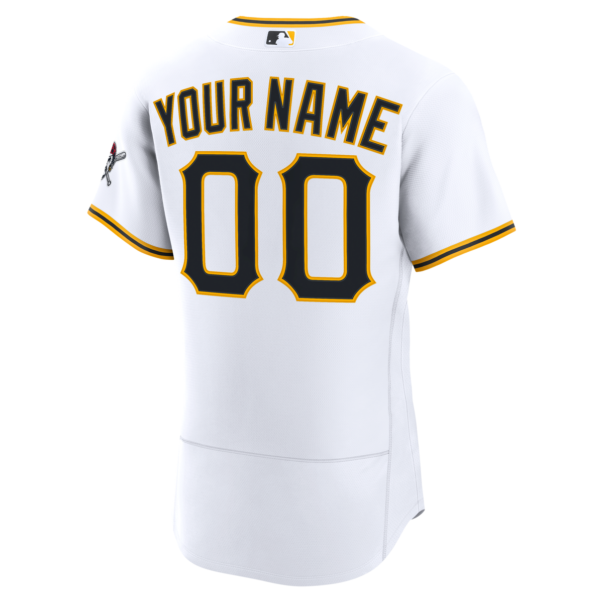 Pittsburgh Pirates Nike White Home Authentic Custom Jersey