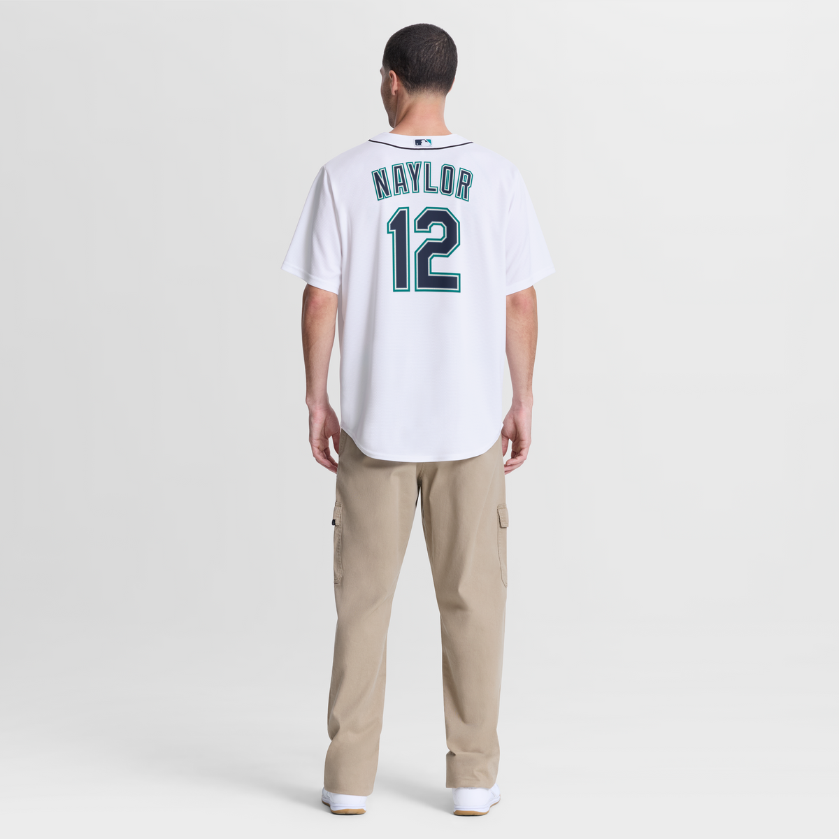 Seattle Mariners Josh Naylor Nike White Home Replica Jersey
