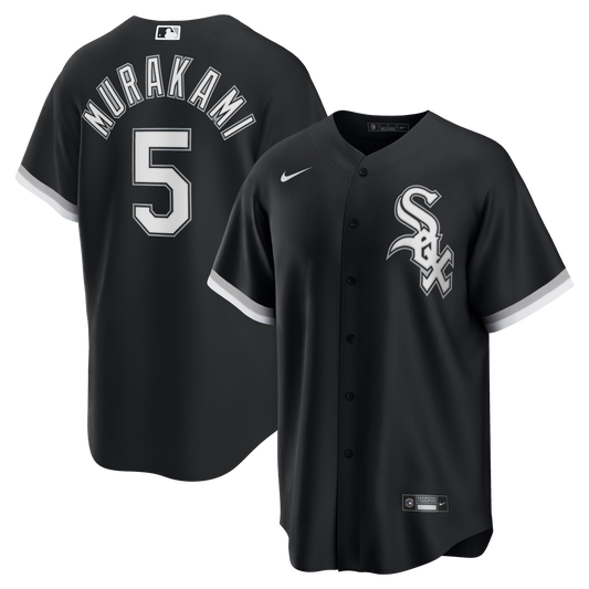 Chicago White Sox Munetaka Murakami Nike Black Alternate Replica Jersey