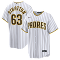 San Diego Padres Hunter Stratton Nike White Home Replica Jersey