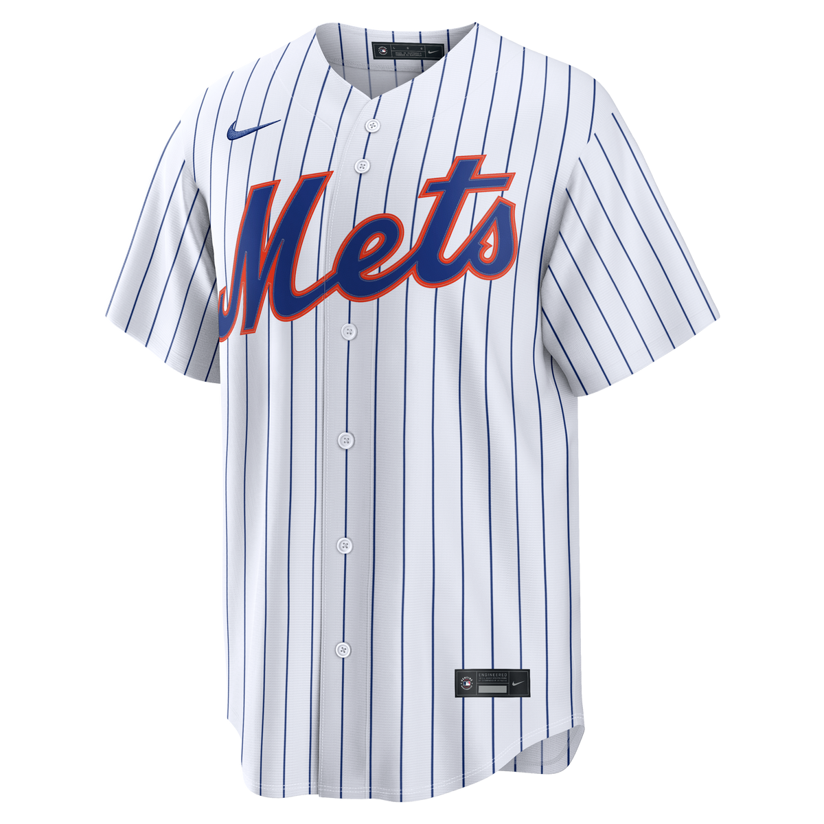 New York Mets Nike White Home Replica Custom Jersey