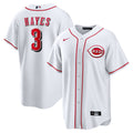 Cincinnati Reds Ke'Bryan Hayes Nike White Home Replica Jersey