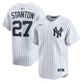 New York Yankees Giancarlo Stanton Nike White Home Limited Player Jersey