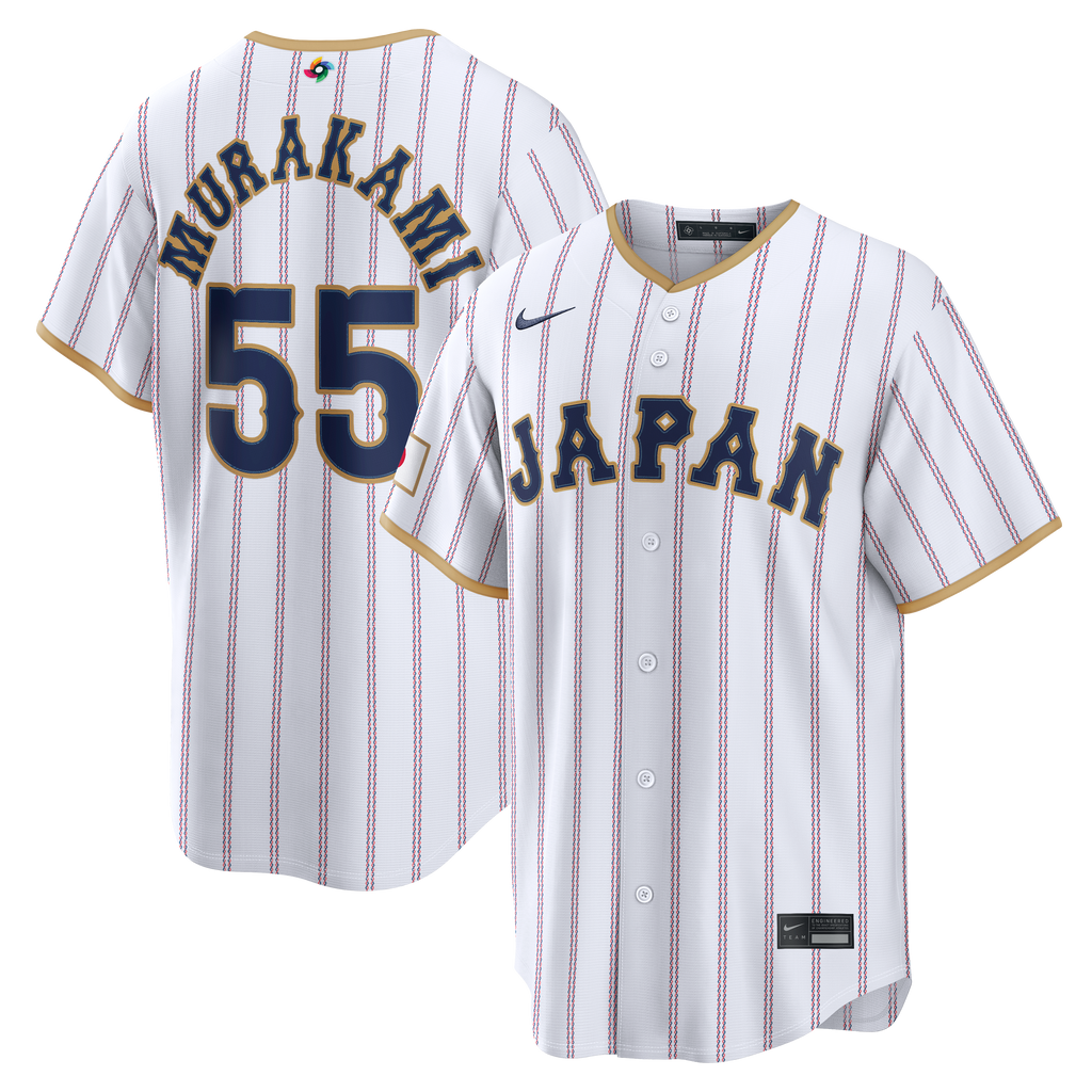 Japan Baseball Munetaka Murakami Nike White 2026 World Baseball Classic Home Stadium Jersey