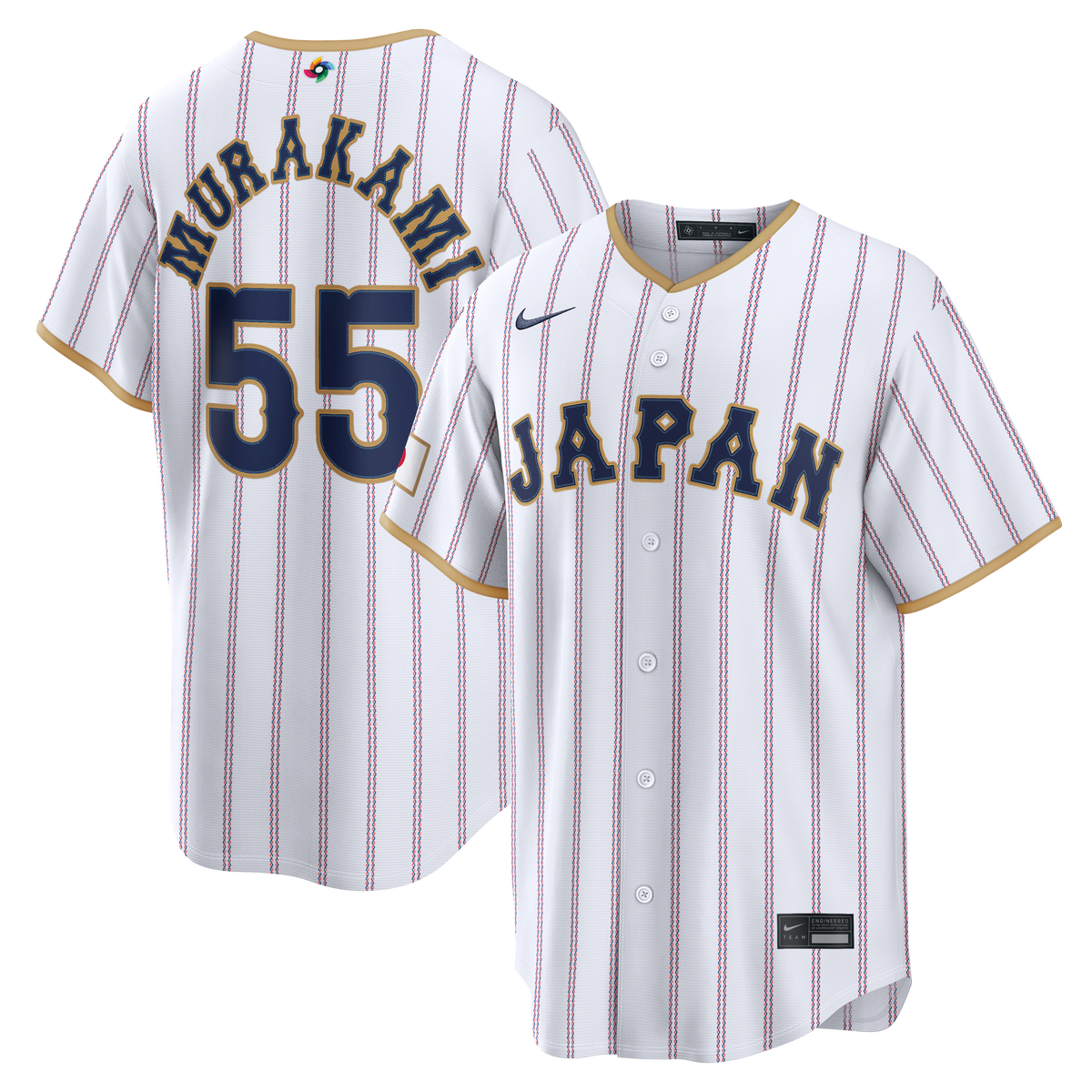 Japan Baseball Munetaka Murakami Nike White 2026 World Baseball Classic Home Stadium Jersey