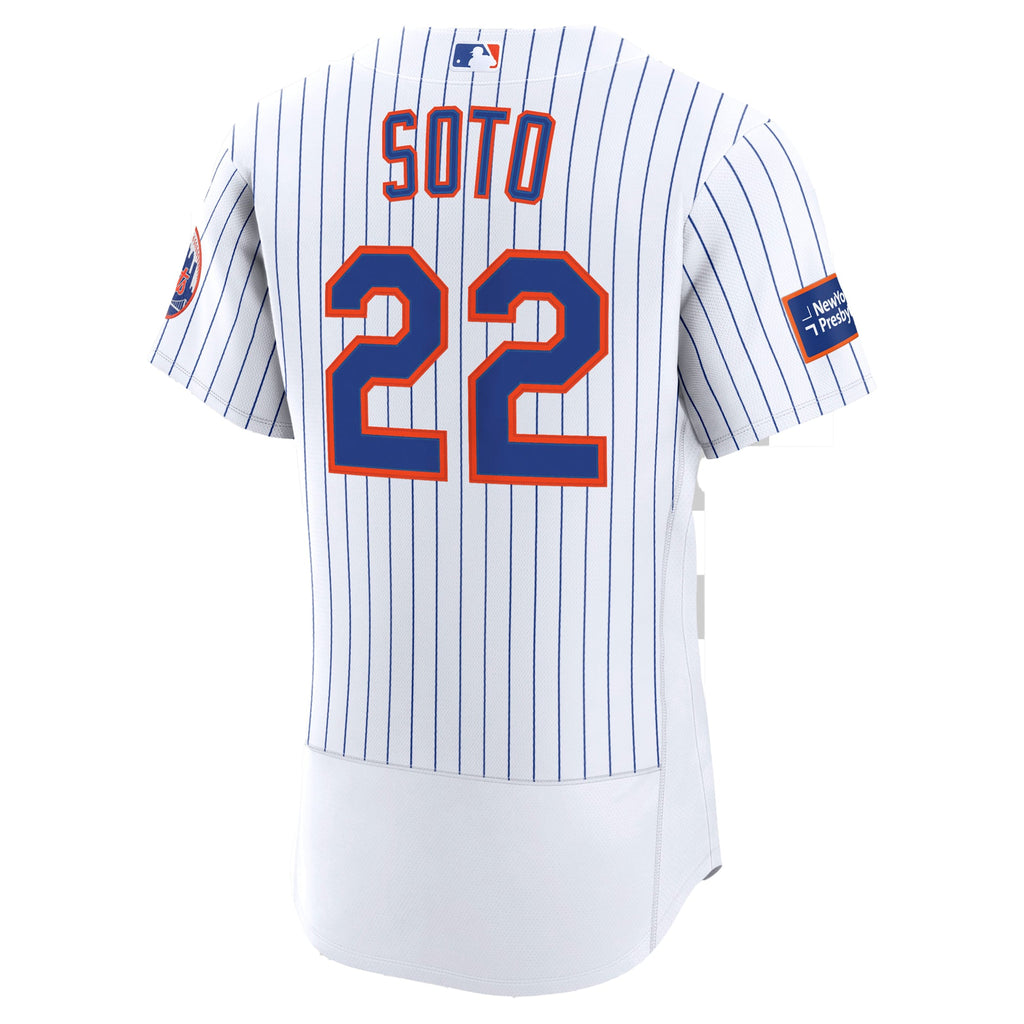 New York Mets Juan Soto Nike Black Alternate Authentic Sponsor Patch Jersey