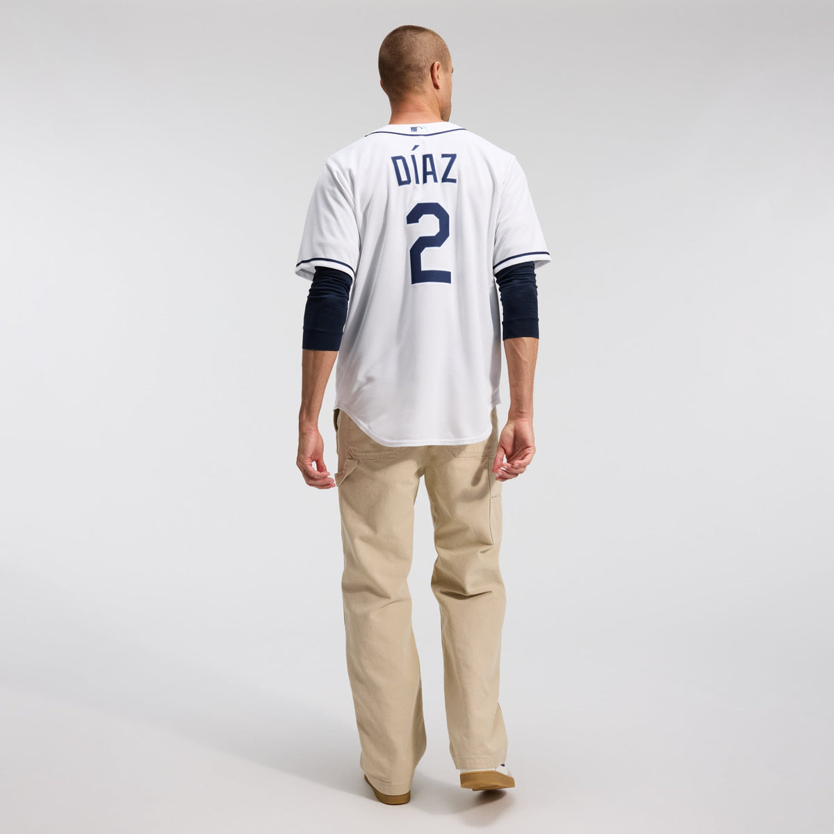 Tampa Bay Rays Yandy Díaz Nike White Home Replica Jersey