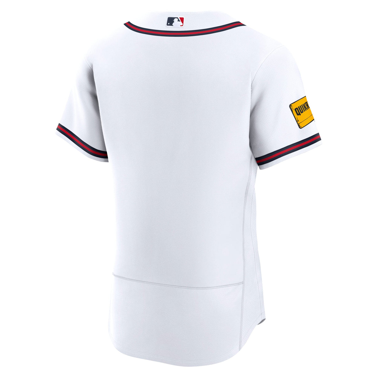Atlanta Braves Nike White Home Sponsor Patch Authentic Jersey