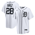 Detroit Tigers Javier Báez Nike White Home Replica Jersey