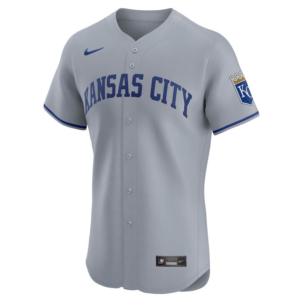 Kansas City Royals Nike White Home Elite Jersey