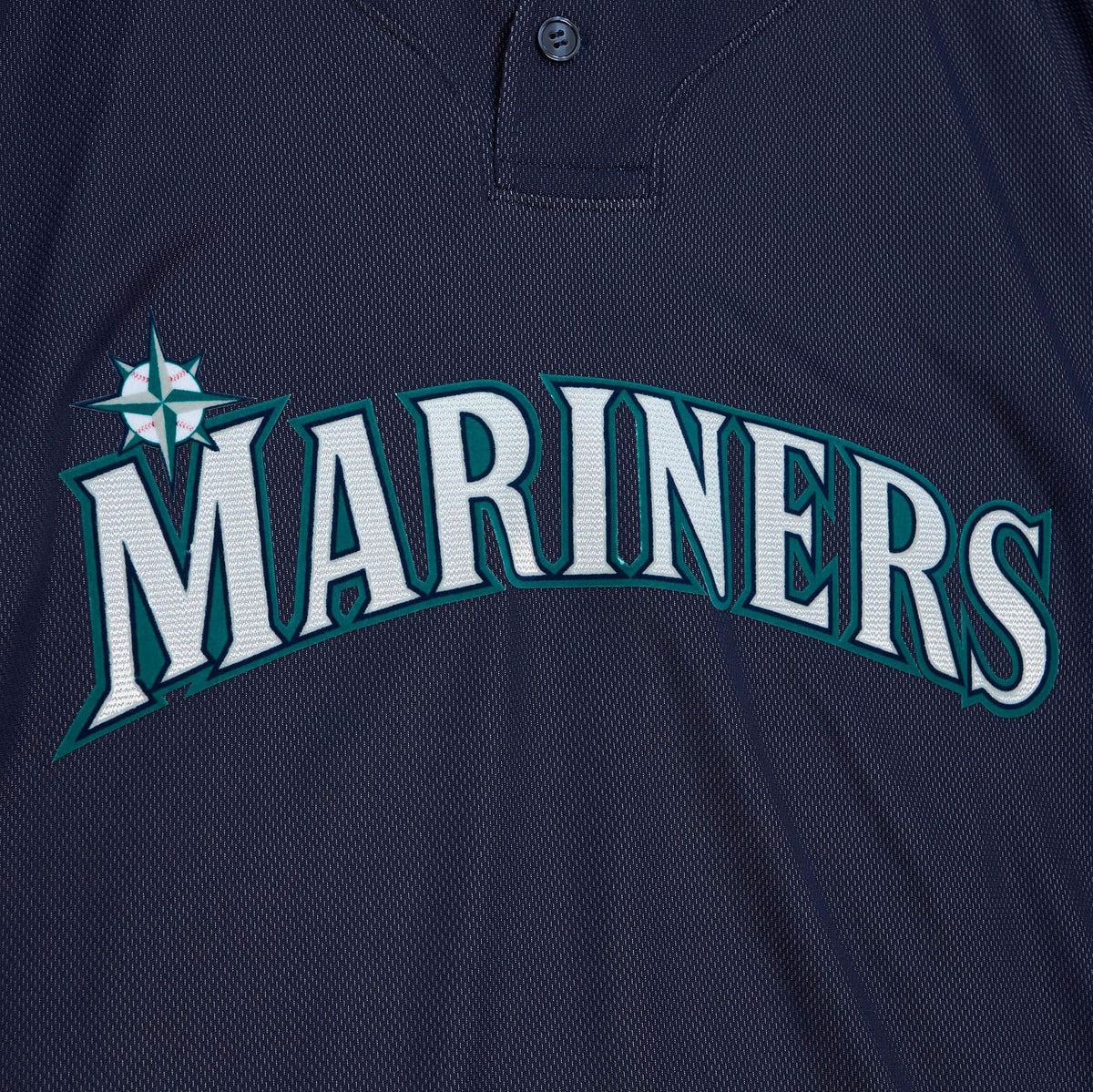 Seattle Mariners Ichiro Suzuki Mitchell & Ness Navy Big & Tall Cooperstown Mesh Batting Practice Jersey