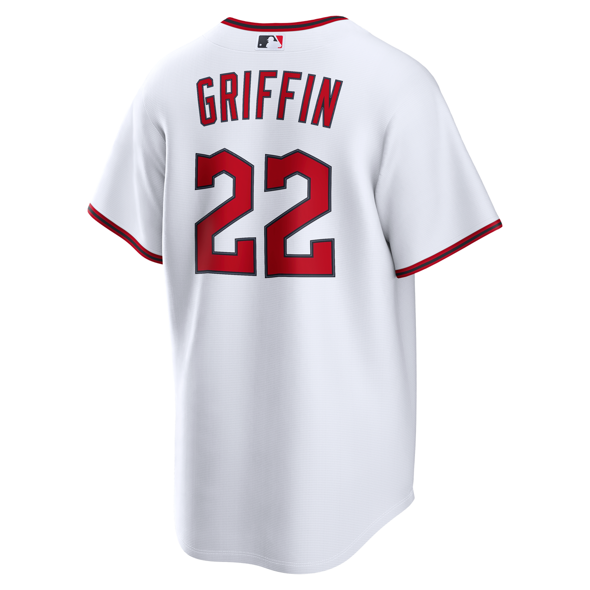 Cleveland Guardians Foster Griffin Nike White Home Replica Jersey