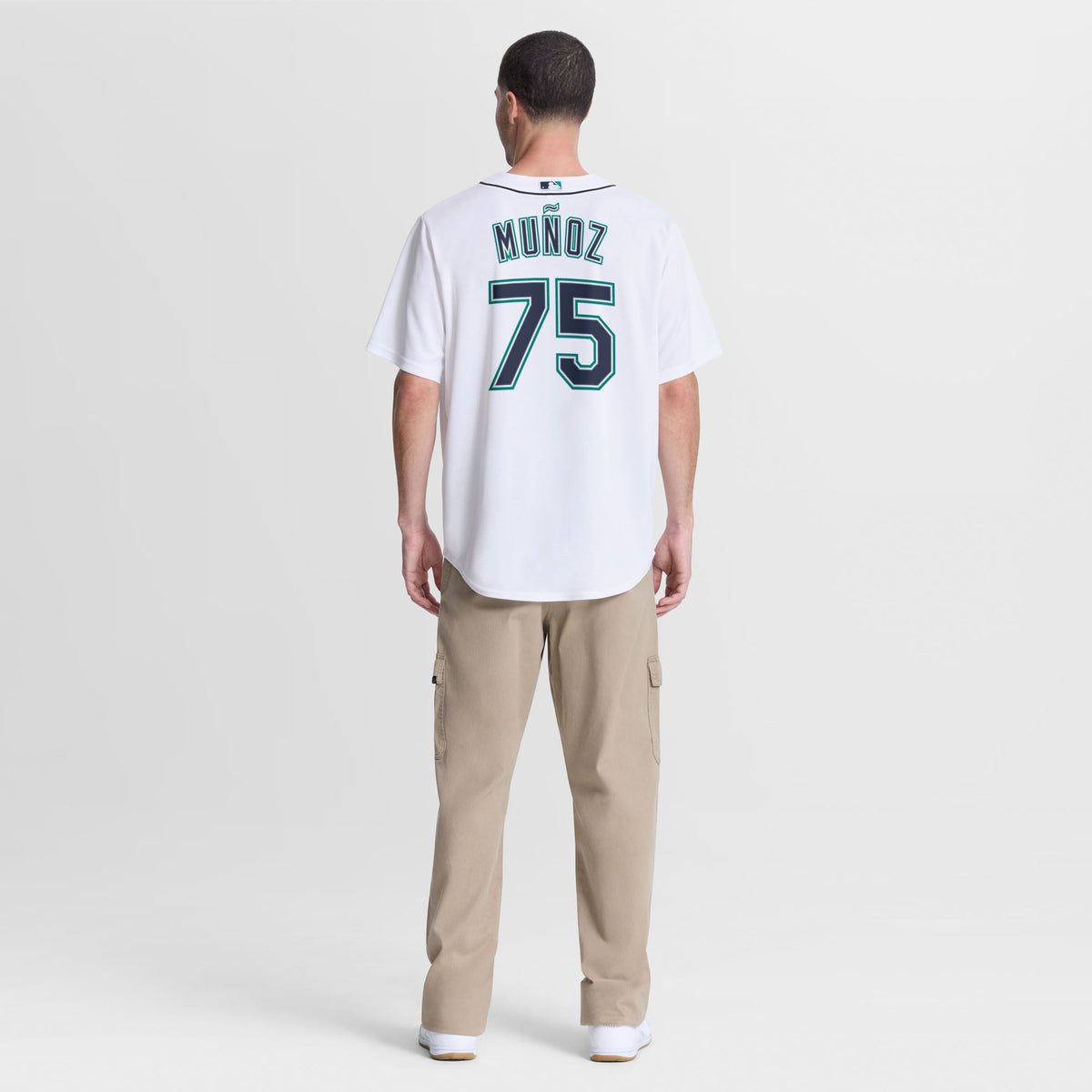 Seattle Mariners Andrés Muñoz Nike White Home Replica Jersey