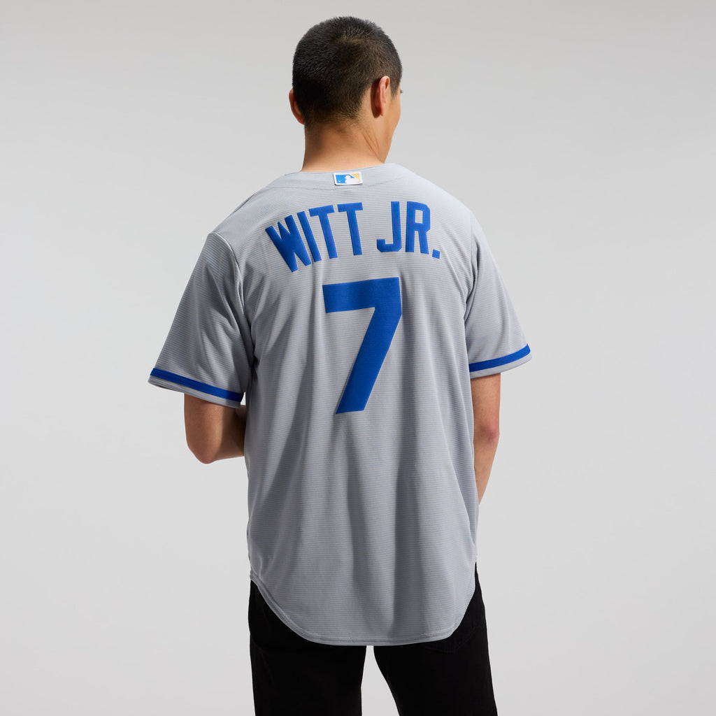 Kansas City Royals Bobby Witt Jr. Nike Gray Road Replica Jersey