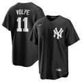 New York Yankees Anthony Volpe Nike Black Fashion Replica Player Jersey