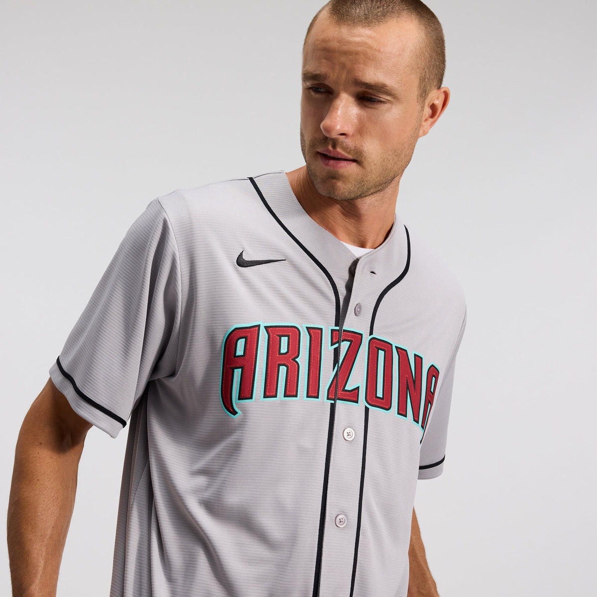Arizona Diamondbacks Corbin Carroll Nike Gray Road Replica Jersey